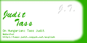 judit tass business card